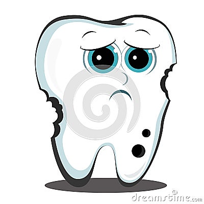 Bad tooth Vector Illustration