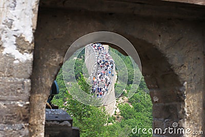 Badaling Great Wall Editorial Stock Photo