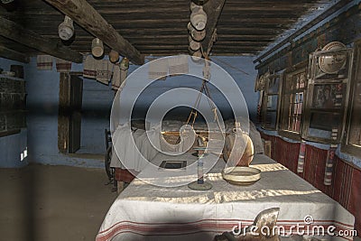 Memorial house Badea Cartan, interior view Editorial Stock Photo