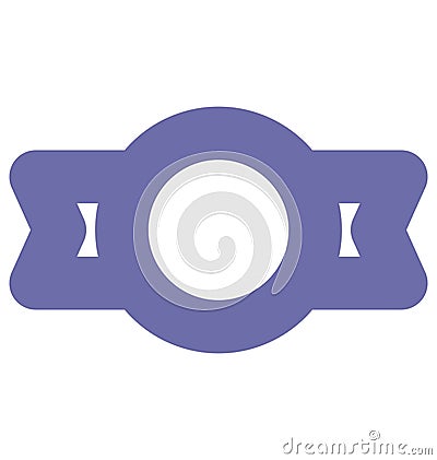 Badge Isolated Vector Icon which can easily modified or edit Vector Illustration