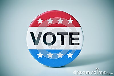 Badge for the United States election Stock Photo