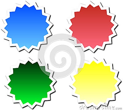 Badges Vector Stock Photo