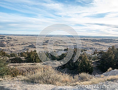 Badlands National Park Stock Photo