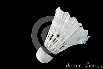 Badminton birdie Stock Photo