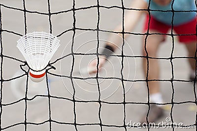 Badminton shuttlecock Stock Photo