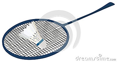 Badminton Sport Vector Illustration