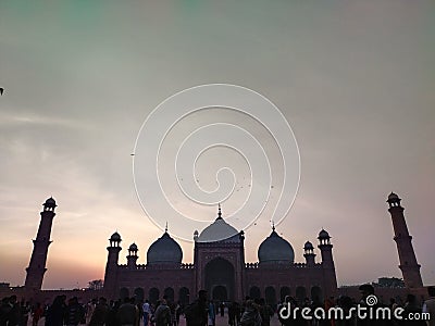 Badshahi Masjid, Lahore Editorial Stock Photo