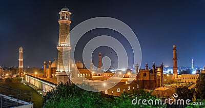 Badshahi Masjid Lahore,Punjab Pakistan Editorial Stock Photo