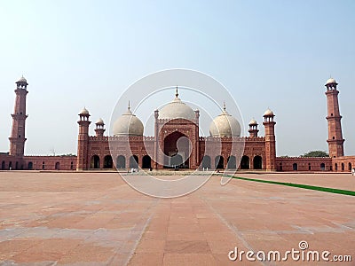 Badshahi Mosque Lahore Stock Photo