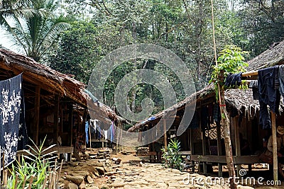 Baduy traditional village in Lebak, Banten. Stock Photo