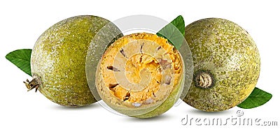 Bael fruits or wood apple fruit Stock Photo