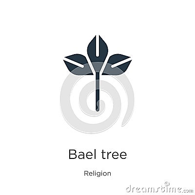 Bael tree icon vector. Trendy flat bael tree icon from religion collection isolated on white background. Vector illustration can Vector Illustration