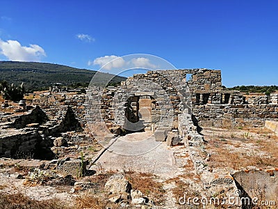 Baelo Claudia-Roman ruins-Bolonia -Cadiz Stock Photo