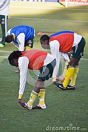 Bafana Bafana in Training Editorial Stock Photo