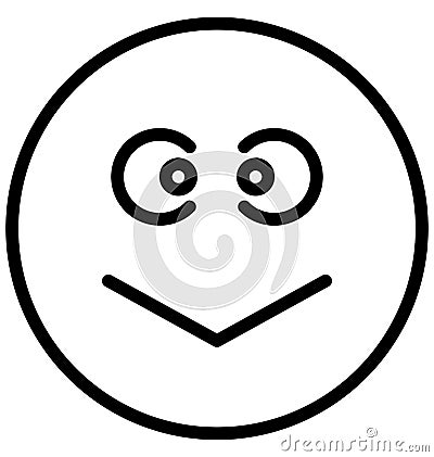 baffled emoticon, confused Vector Isolated Icon which can easily modify or edit Vector Illustration