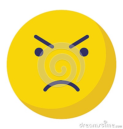 baffled emoticon, confused Vector Isolated Icon which can easily modify or edit Vector Illustration