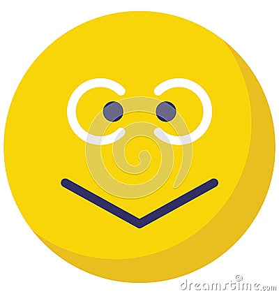 baffled emoticon, confused Vector Isolated Icon which can easily modify or edit Vector Illustration