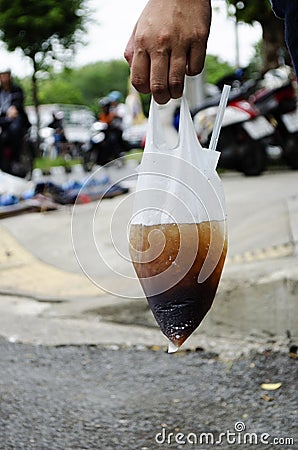 Bag of Cola Stock Photo