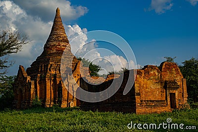 Bagan historical pagoda Stock Photo