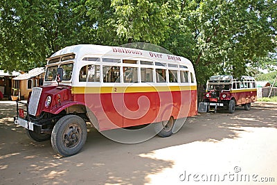 Old vintage buses Editorial Stock Photo