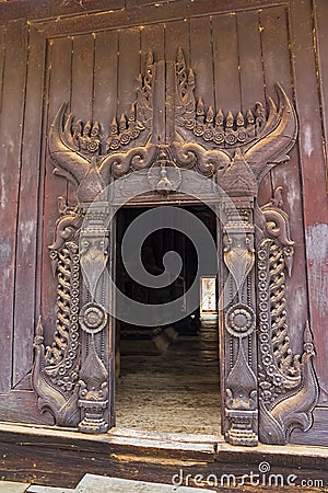 Bagaya Kyaung, Burma Stock Photo