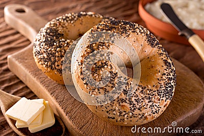 Bagels Stock Photo