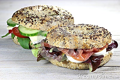 Bagels Stock Photo