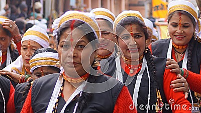 Bageshwar, Uttrakhand, India, celebration of Makarsakranti Editorial Stock Photo