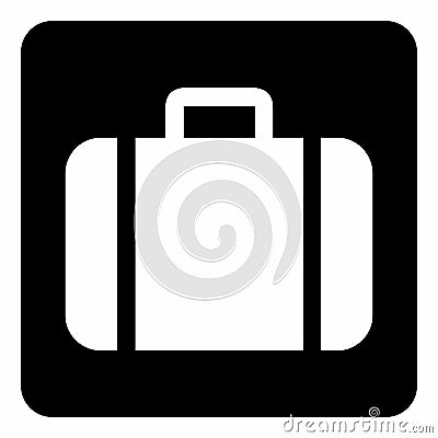 Baggage icon illustration Cartoon Illustration