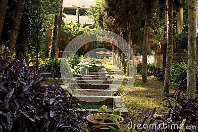 Bagh Negarestan, Baharestan garden in Tehran , Iran Stock Photo