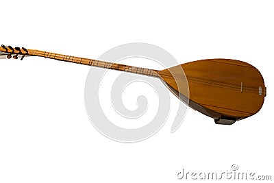Baglama or saz is a type of stringed instrument commonly used in Turkish folk music Stock Photo