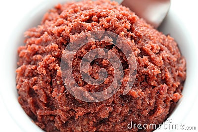 Bagoong alamang, philippine fermented condiment Stock Photo