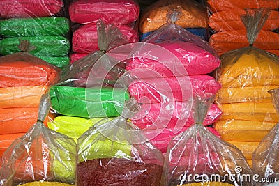 Bags of color Stock Photo