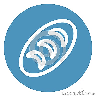 Baguette Outline bold Vector Icon which can be easily modified or Edited Vector Illustration