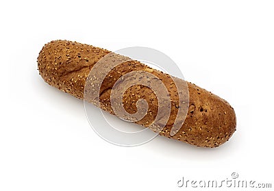 Baguette White BackgroundFood Cereal Bakery White Background Foodstore Stock Photo