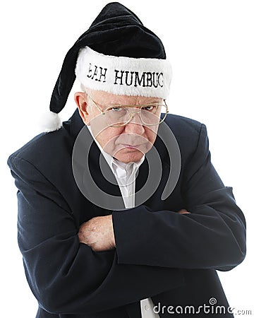 Bah Humbug! Stock Photo