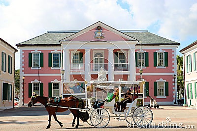 Bahamas Senate building Editorial Stock Photo