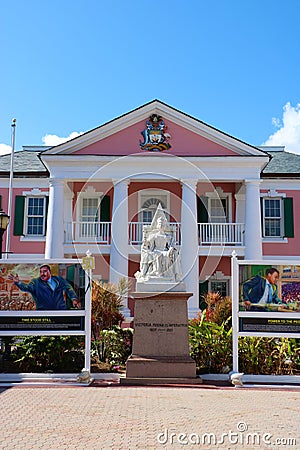 Bahamas Senate building Editorial Stock Photo
