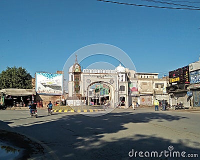Bahawalpur Farid gate Editorial Stock Photo