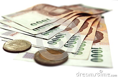 Baht Thailand money Stock Photo