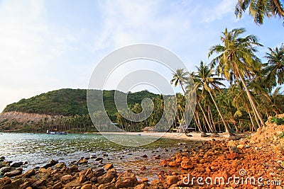 Bai Men (Men Beach), Nam Du islands, Kien Giang province, Vietnam. Nam Du islands located 90 km west of Rach Gia city in Stock Photo