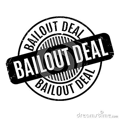 Bailout Deal rubber stamp Vector Illustration