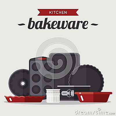 Bake ware Vector Illustration