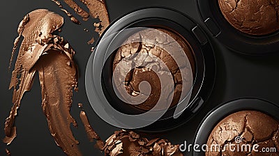 Baked Anti-Aging Bronzer Stock Photo