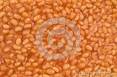 Baked beans Stock Photo