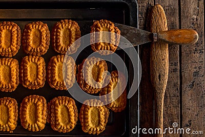 Baked cookies Stock Photo