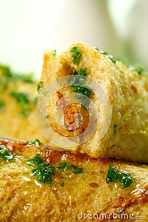 Baked Corn Rolls Stock Photo