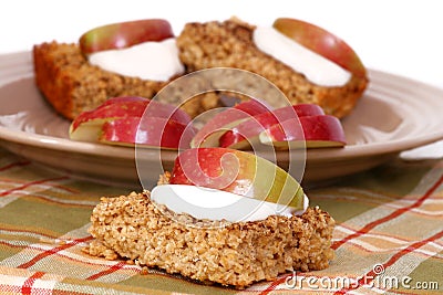 Baked Oatmeal Stock Photo