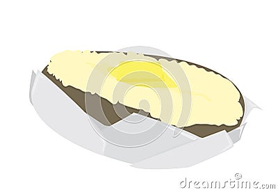 Baked Potato Vector Illustration