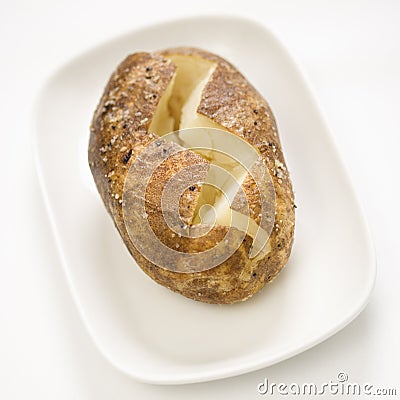 Baked potato. Stock Photo